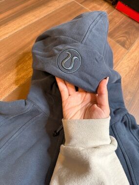 lululemon athletica Charcoal Hooded Jacket